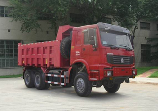 336hp Howo Dump Tipper Truck مع محرك كامل من 6 * 6-ZZ3257N3857A