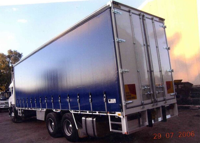 صندوق ستارة جانبي مع مقاطع جانبية مركبة وألومنيوم للشحنات الجافة أو صندوق شاحنة الشحن الجاف أو مقطورات الشاحنة